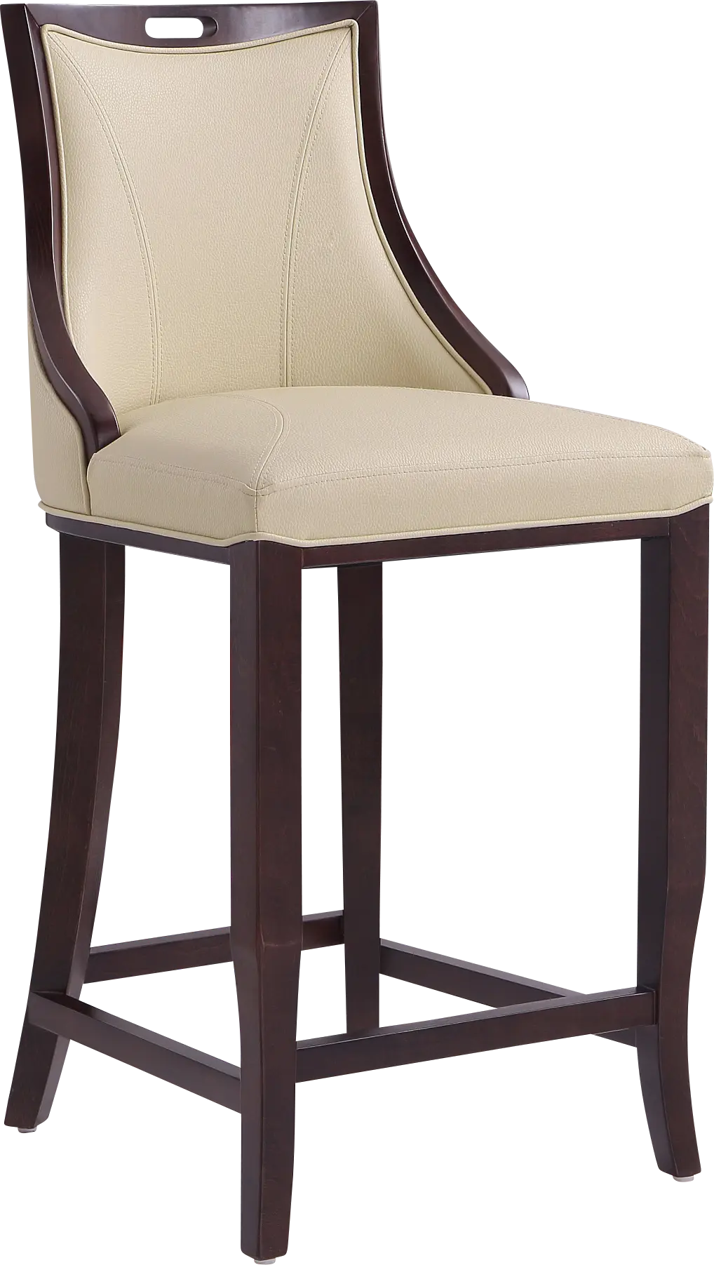 Bramblewoody Cream Barstool