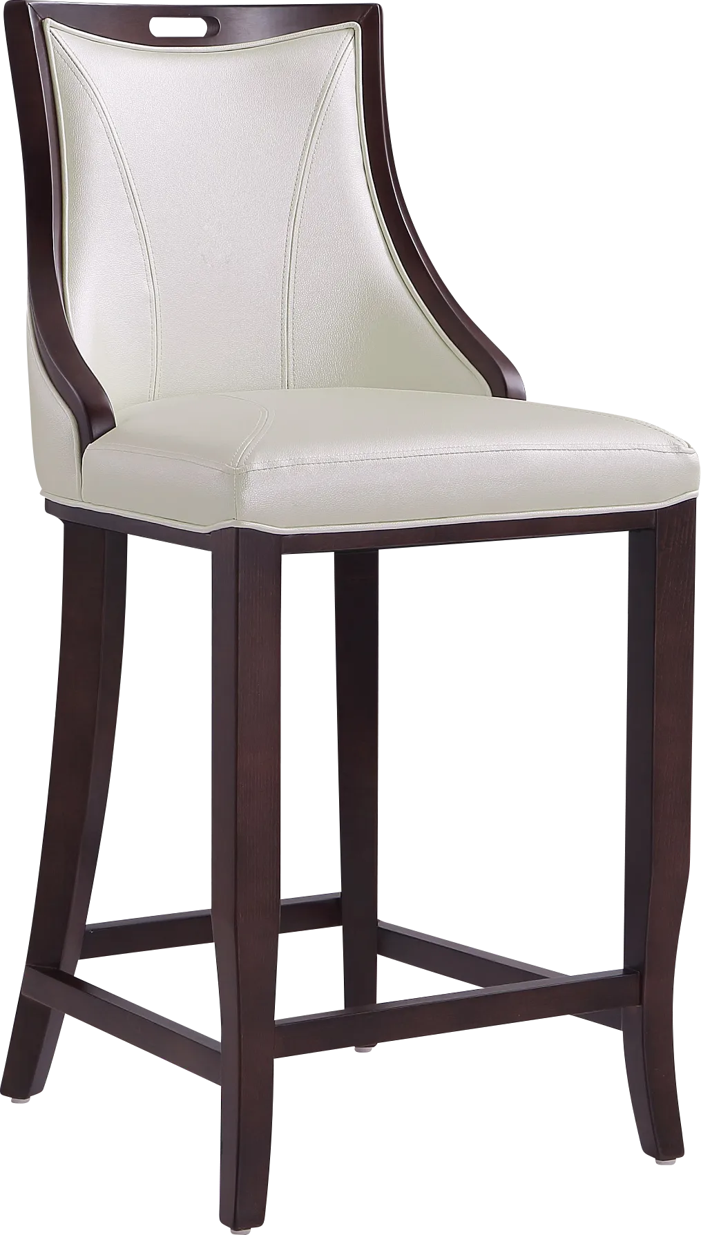 Bramblewoody White Barstool - Image 1