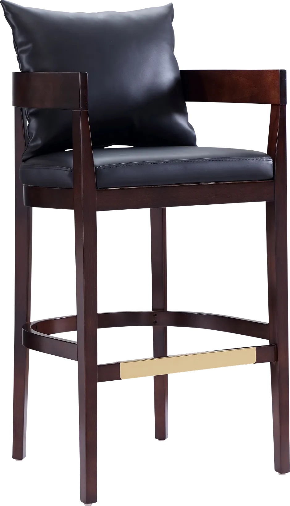 Lupen Black Barstool - Image 1