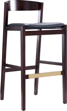 Melliville Black Barstool