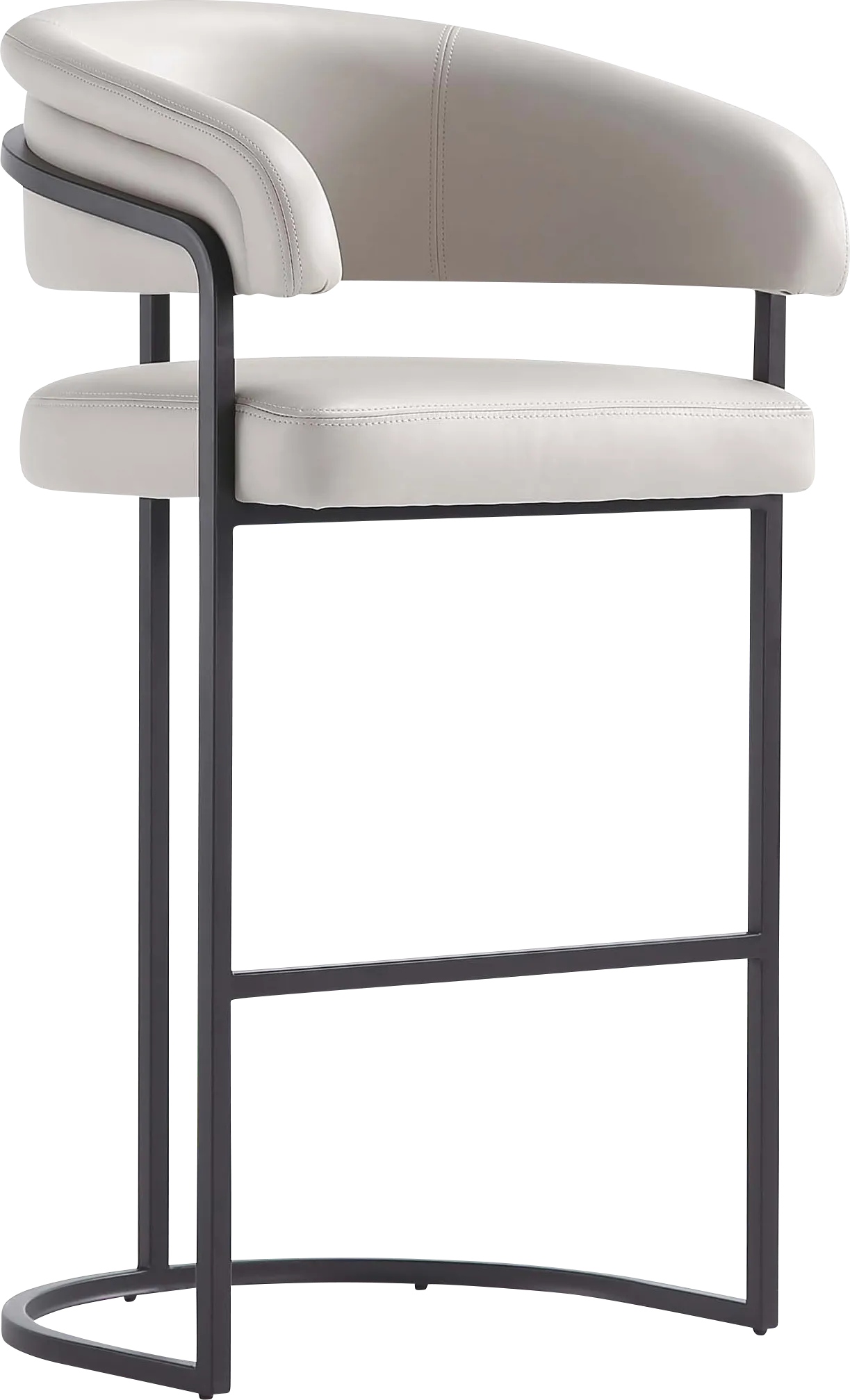 Absalom Light Gray Barstool - Image 1