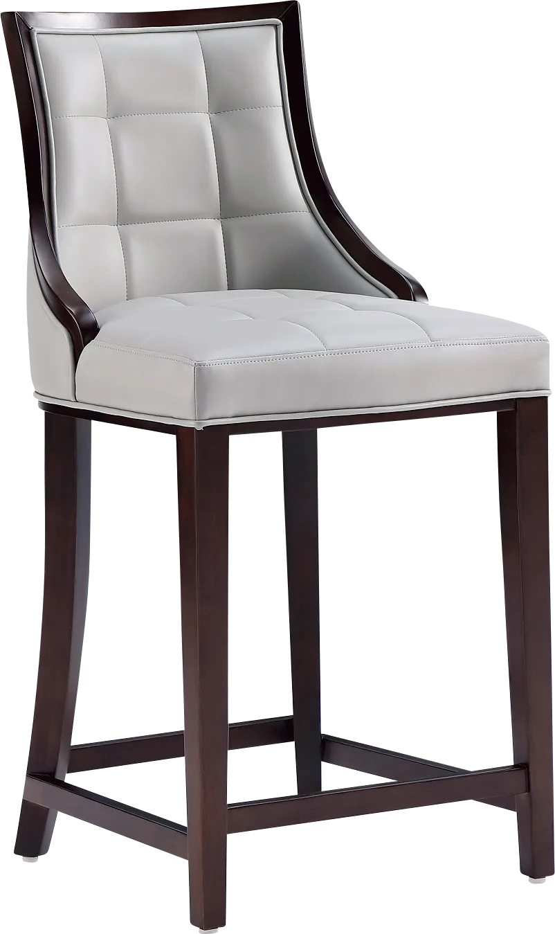 Cahabay Light Gray Counter Height Stool - Thumbnail - Image 1