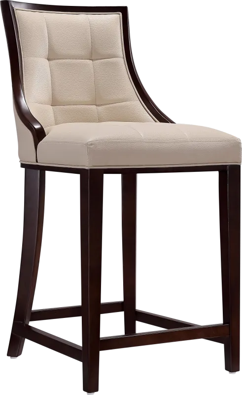 Cahabay Cream Counter Height Stool