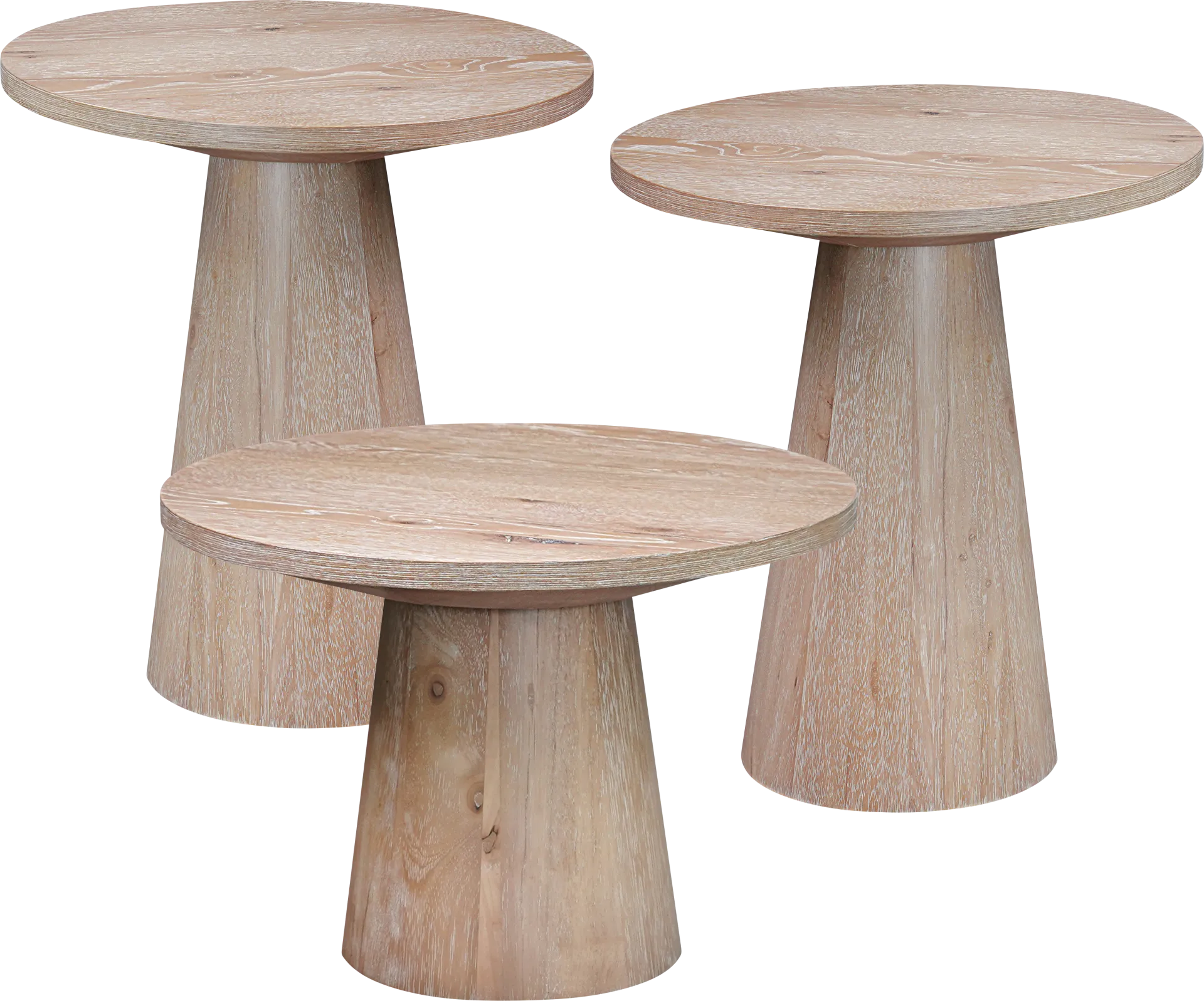 Kendall Natural 3 Pc Table Set - Image 1