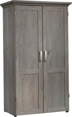 Clarendony Gray Storage Cabinet