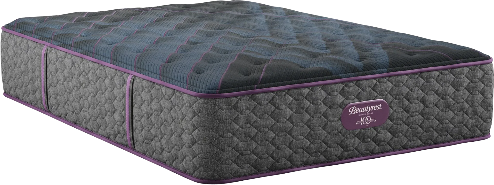 Beautyrest World Class Level Three Plush Queen Mattress - Thumbnail - Image 1