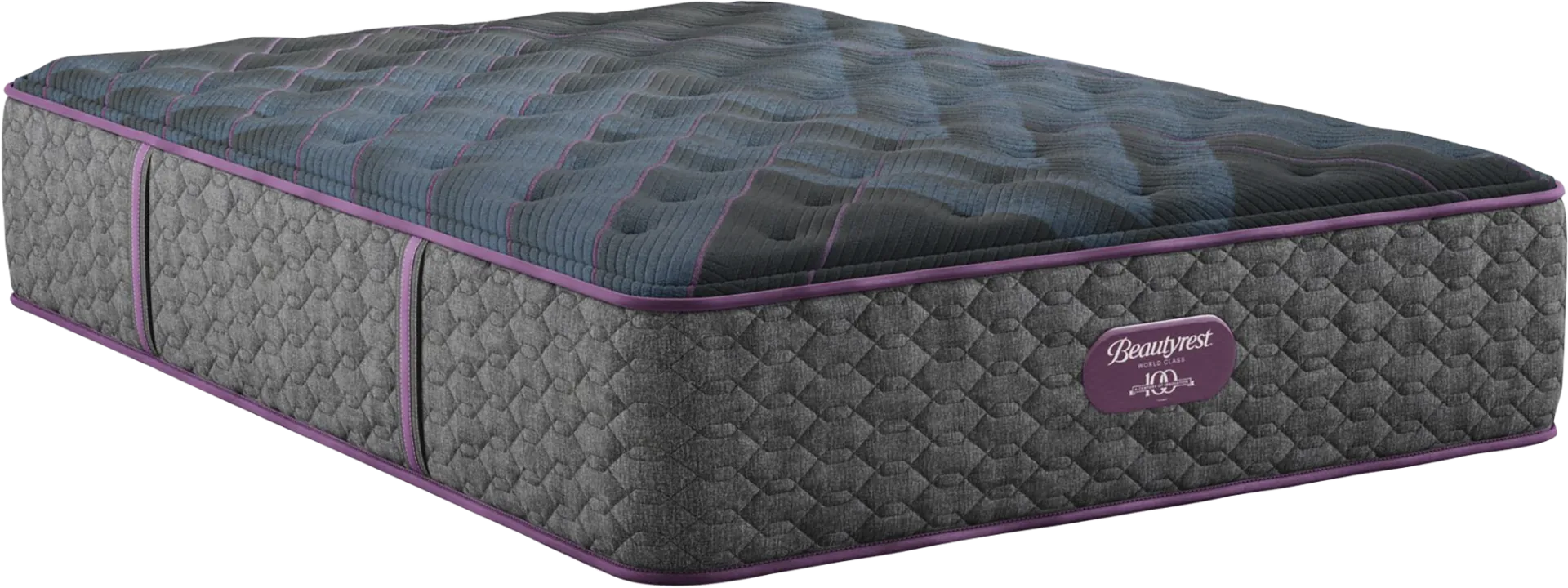 Beautyrest World Class Level Three Plush Queen Mattress - Image 1
