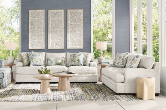 Charlton Park Ivory Loveseat