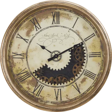 Apexlane Gold Wall Clock