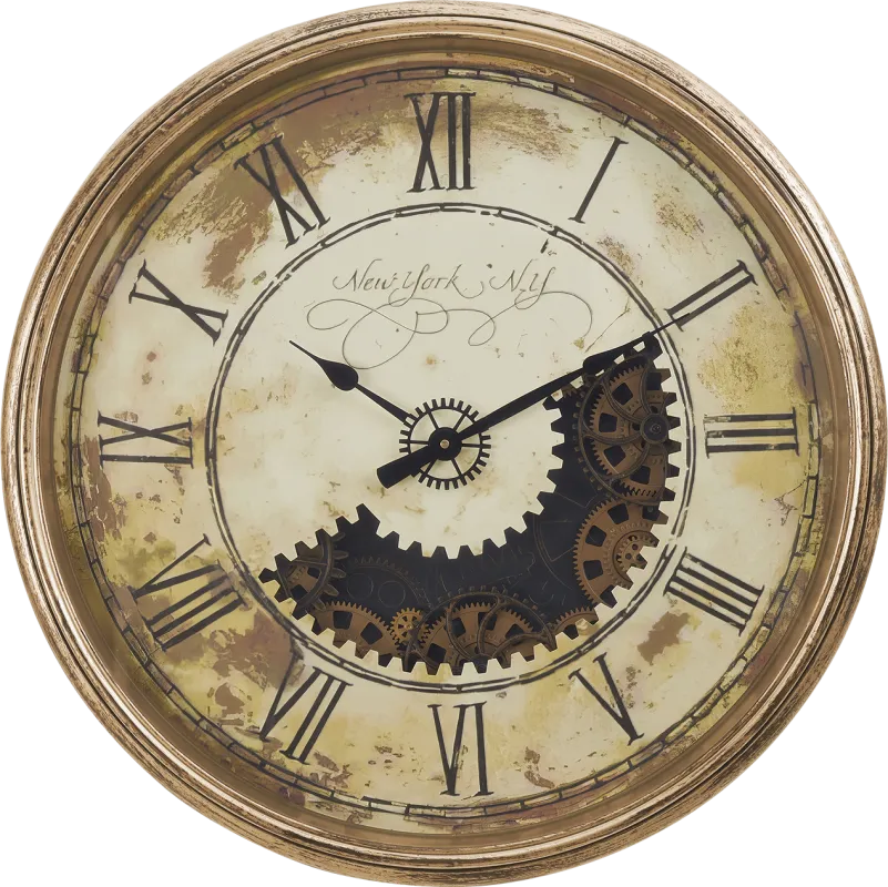 Apexlane Gold Wall Clock