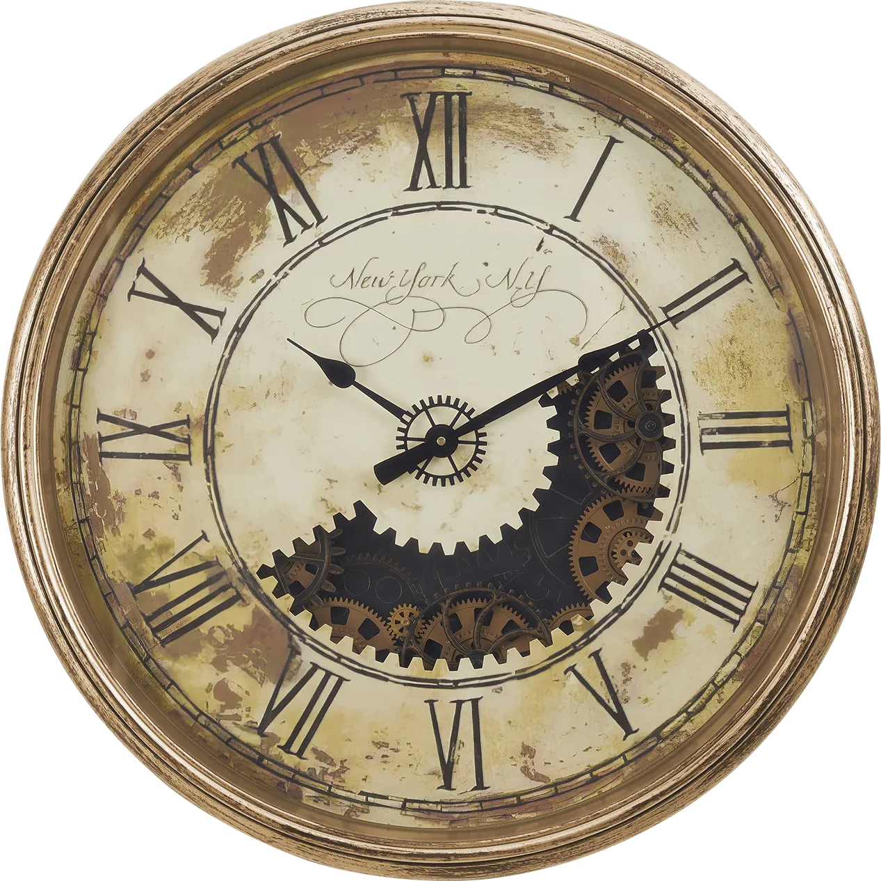 Apexlane Gold Wall Clock - Image 1