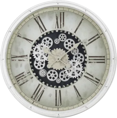 Bavariay White Wall Clock