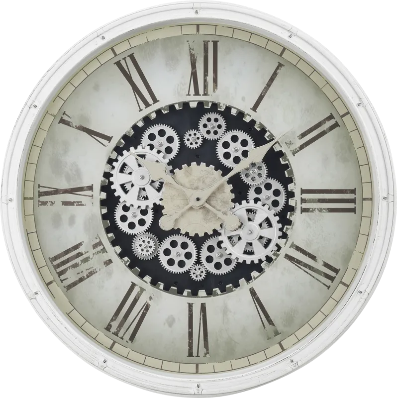 Bavariay White Wall Clock