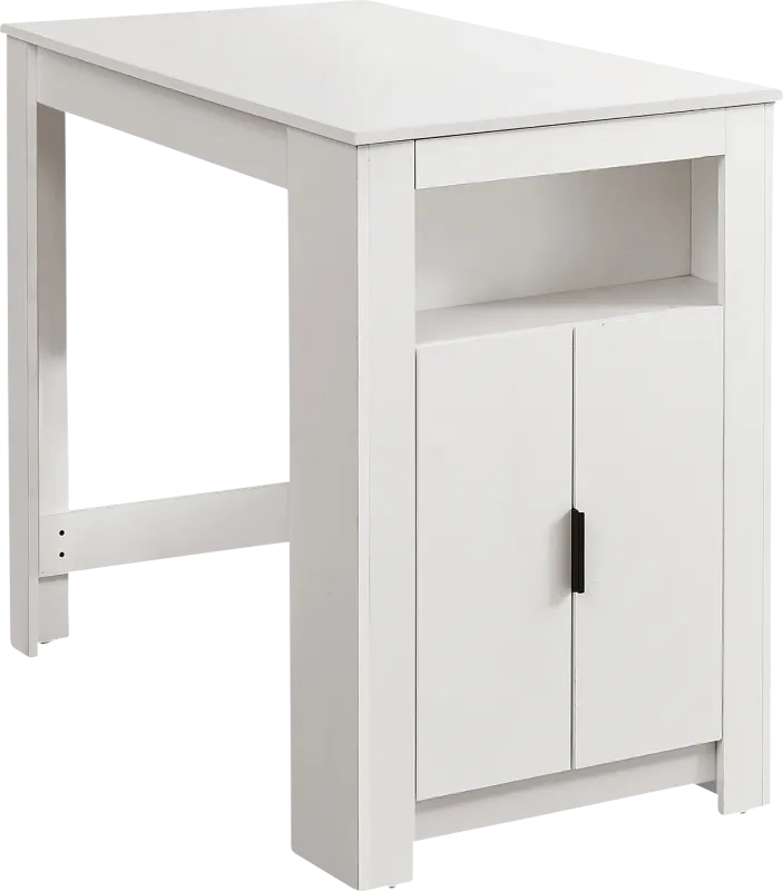 Blusage White Counter Height Dining Table