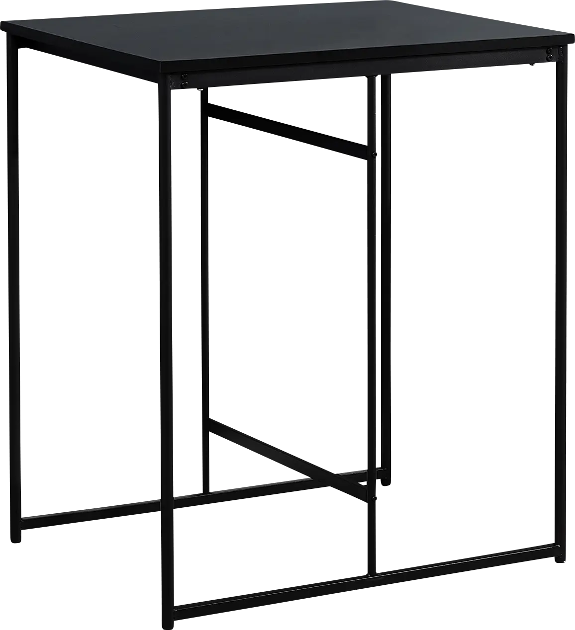 Lessardy Black Counter Height Dining Table