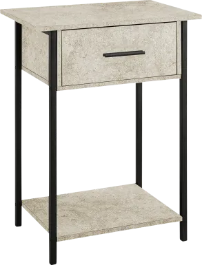 Rankiny Cream End Table