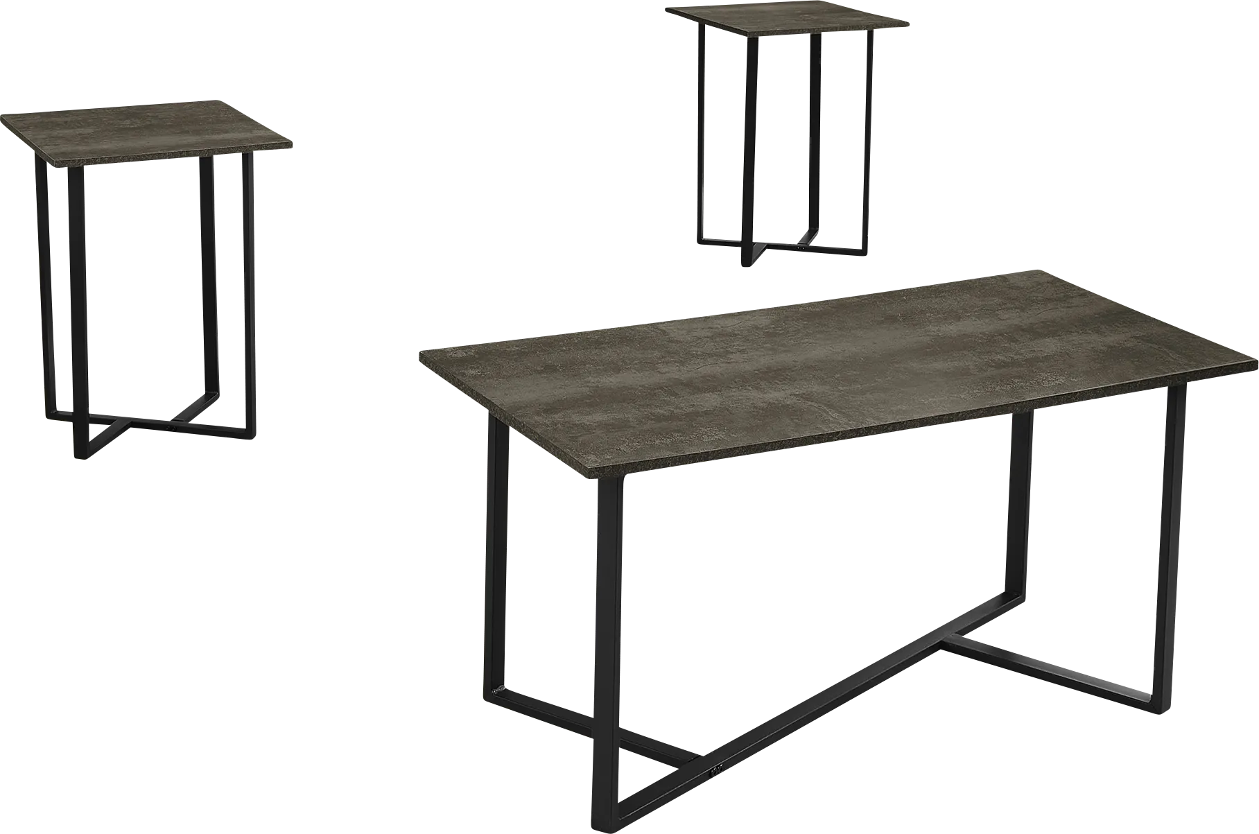 Sagebrushy Bronze 3 Pc Table Set - Thumbnail - Image 1