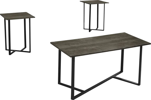 Sagebrushy Bronze 3 Pc Table Set