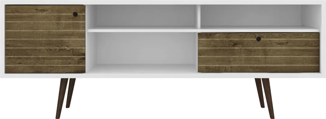 Vallar White/Brown 71 In. Console