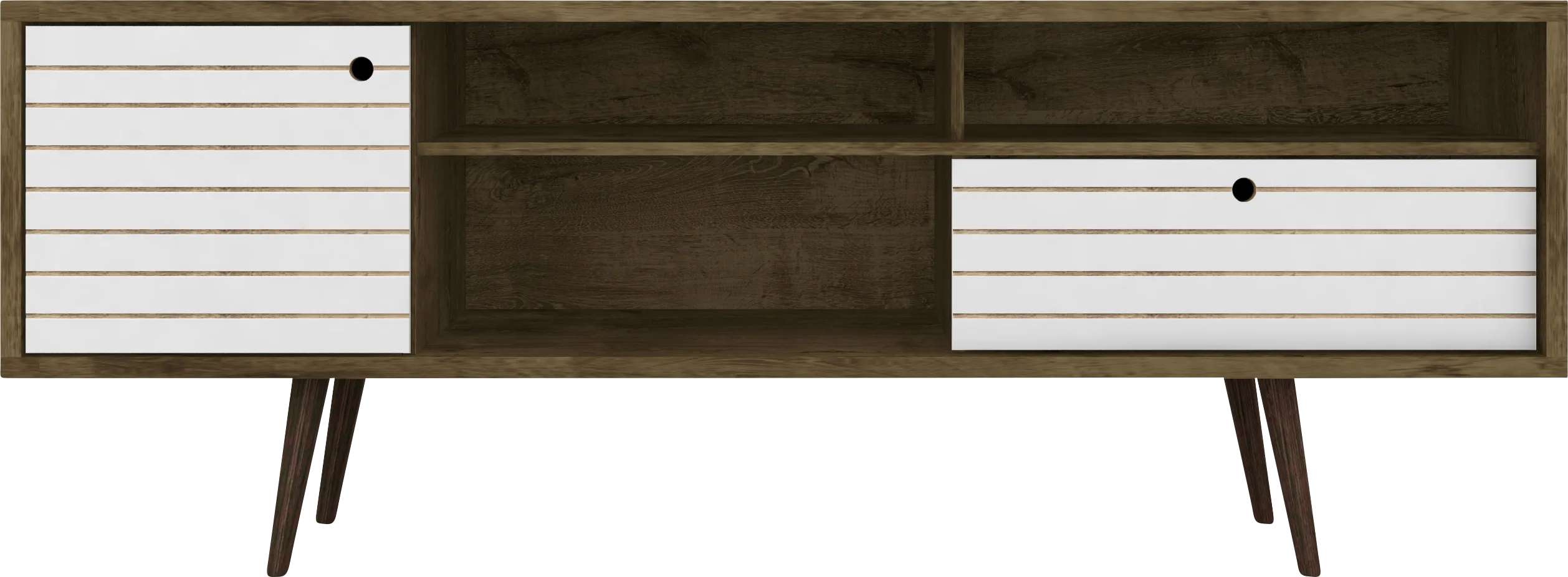 Vallar Brown/White 71 In. Console - Thumbnail - Image 1