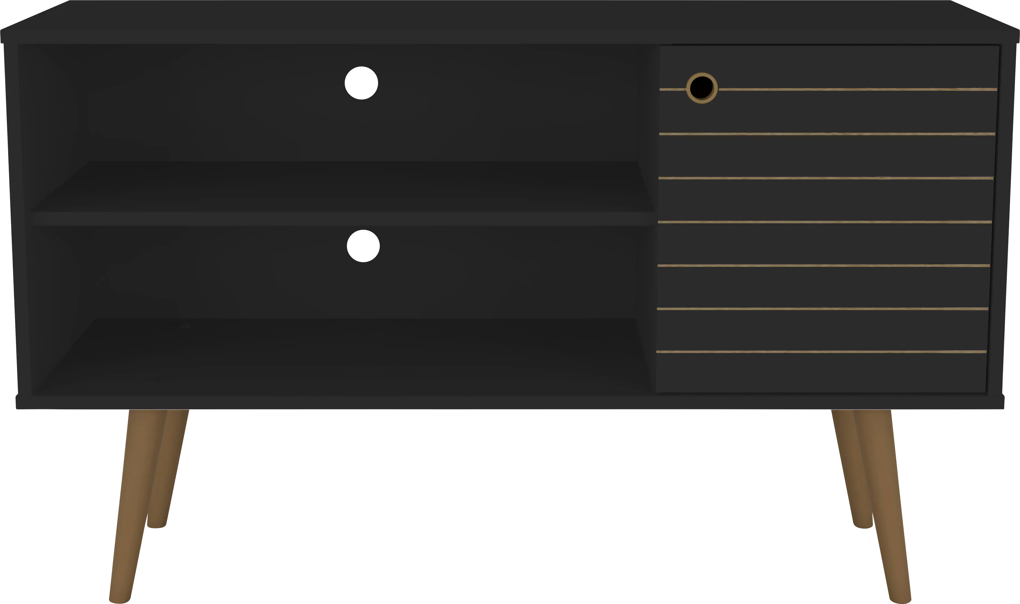 Garrion Black 42 In. Console - Thumbnail - Image 1