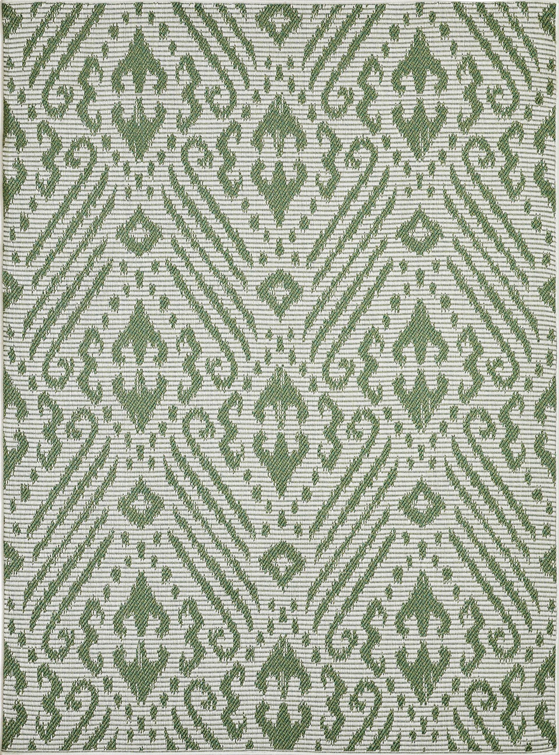 Bahart Green 5'3 x 7'3 Indoor/Outdoor Rug - Image 1