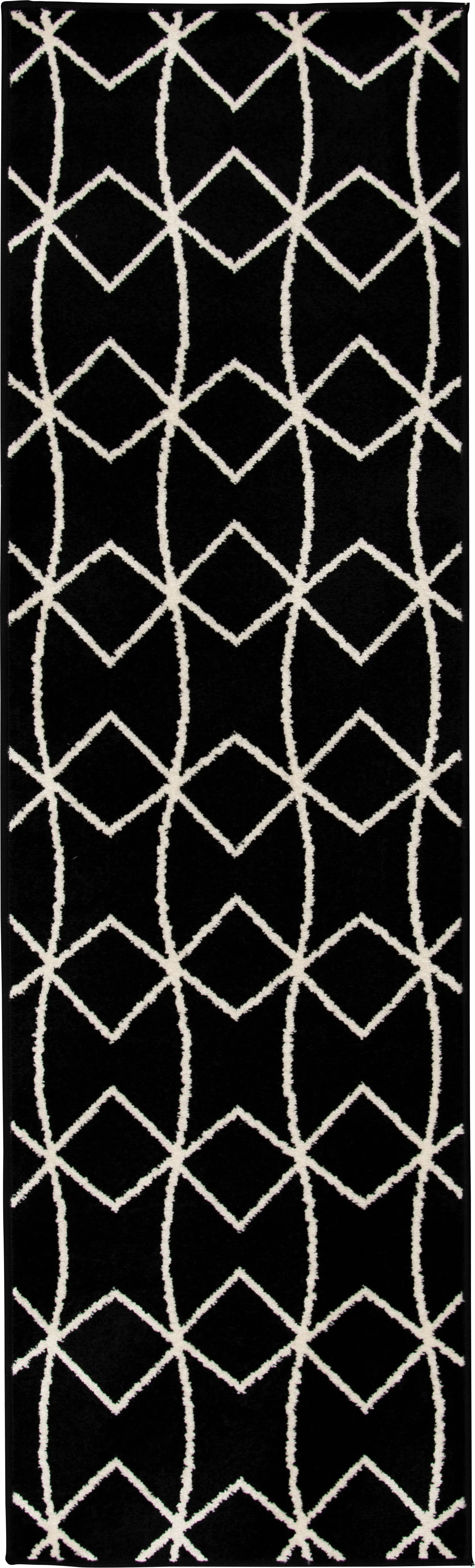 Kaikara Black 8' x 10' Indoor/Outdoor Rug - Image 1