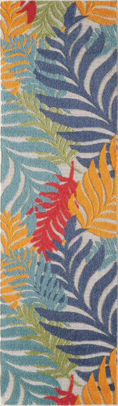 Louai Multi 2'2 x 7'6 Indoor/Outdoor Runner