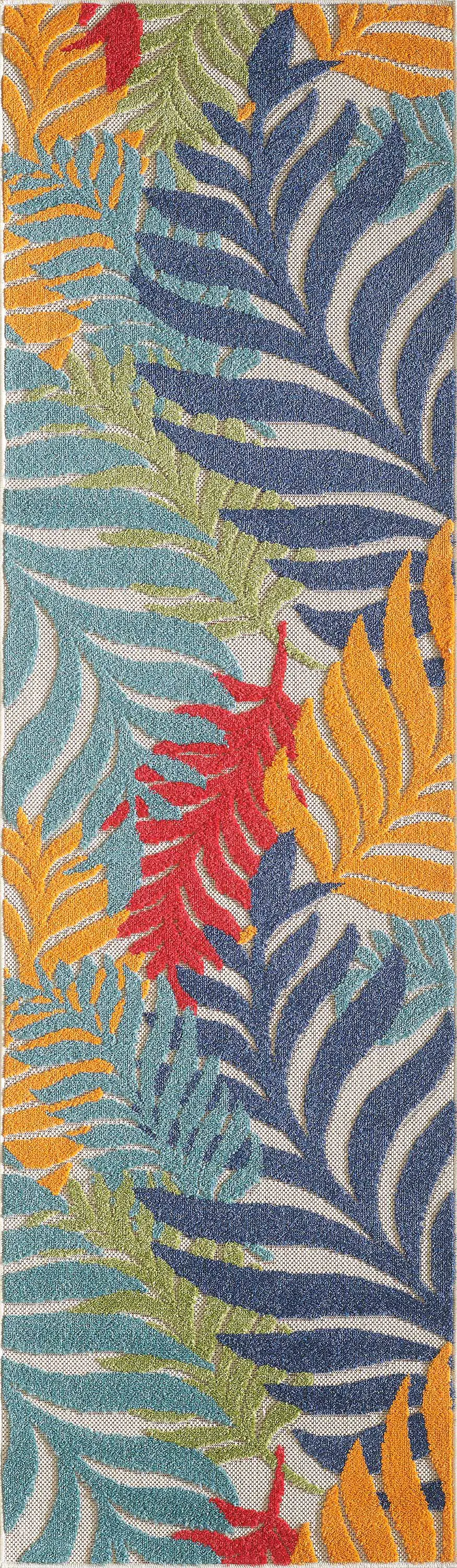 Louai Multi 2'2 x 7'6 Indoor/Outdoor Runner