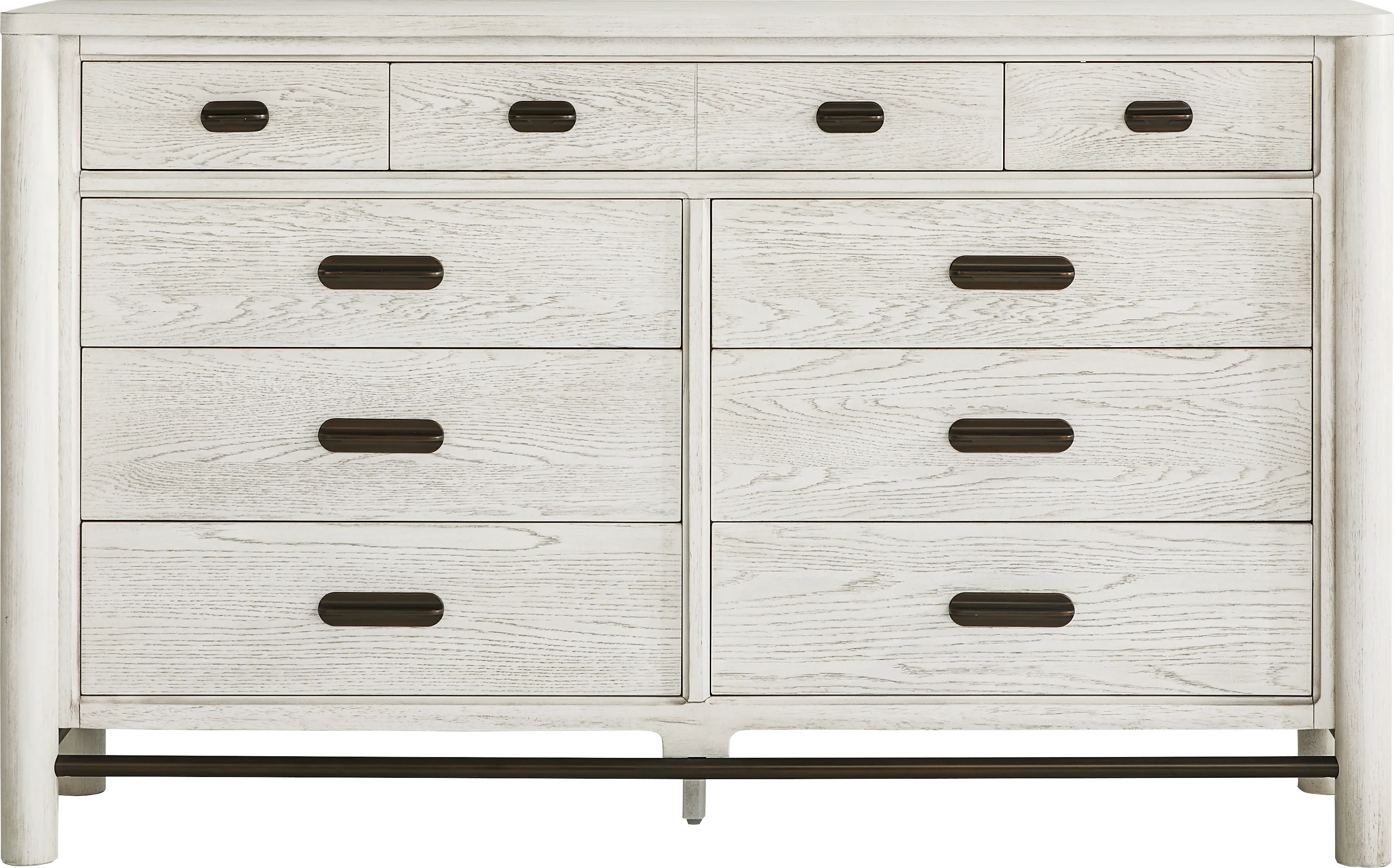 Caviar Cove White 7 Pc Queen Upholstered Bedroom - Thumbnail - Image 5