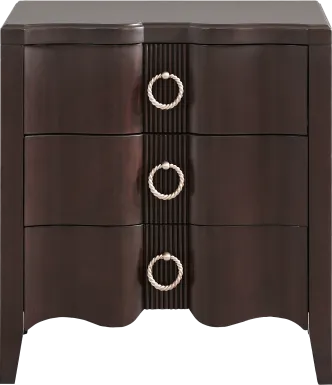 Bradbury Brown Cherry Finish Nightstand