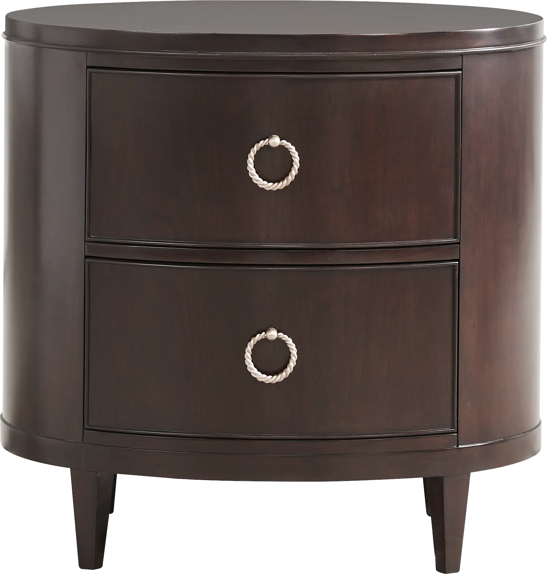 Bradbury Brown Cherry Finish Accent Nightstand