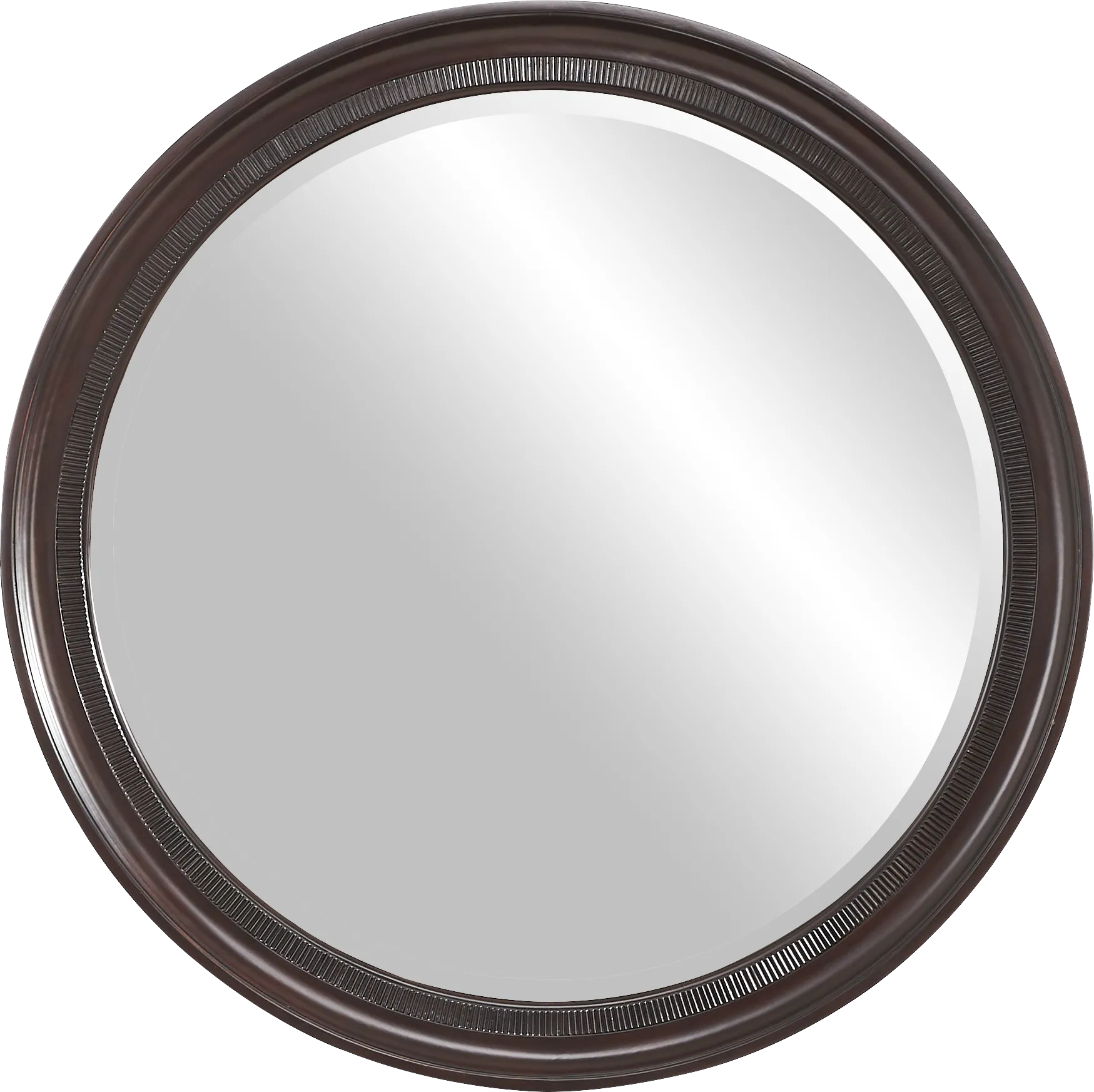 Bradbury Brown Cherry Finish Mirror - Image 1