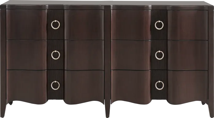 Bradbury Brown Cherry Finish Dresser