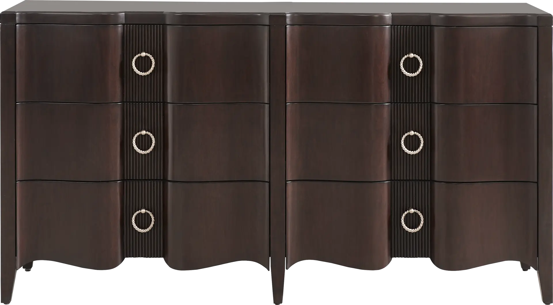 Bradbury Brown Cherry Finish Dresser