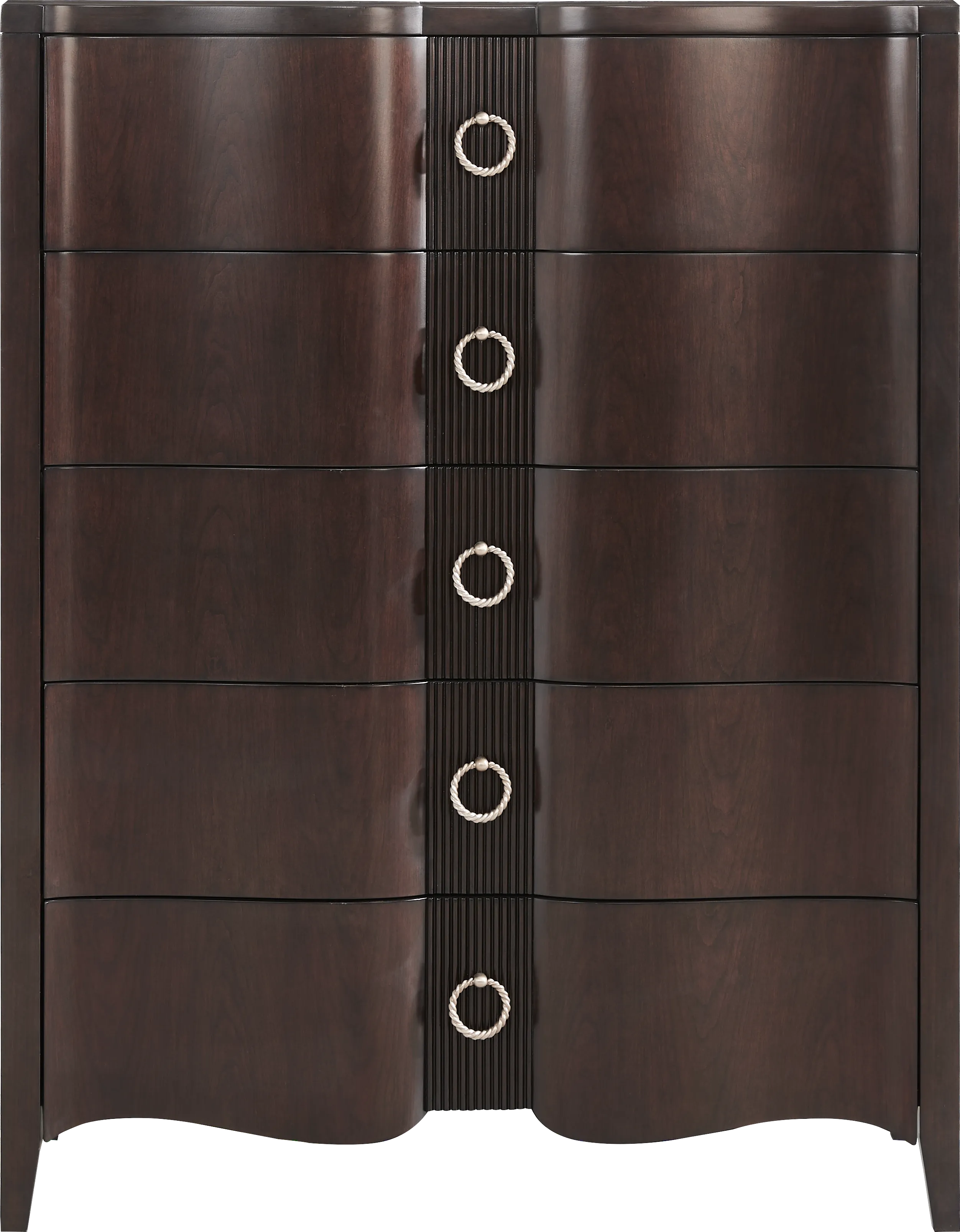 Bradbury Brown Cherry Finish Chest - Thumbnail - Image 1