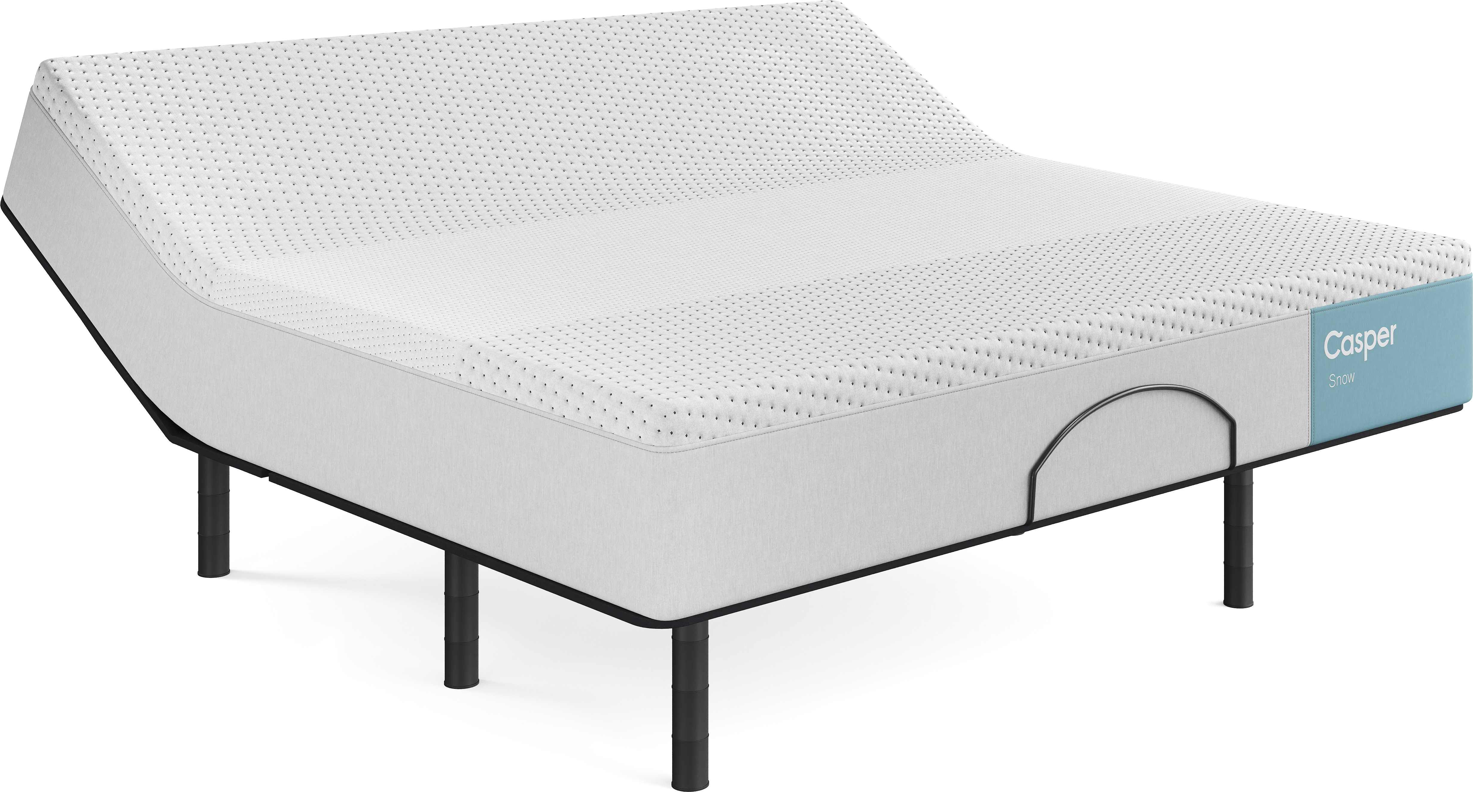 Casper Snow 2.0 King Mattress with Head Up Only Base - Thumbnail - Image 1
