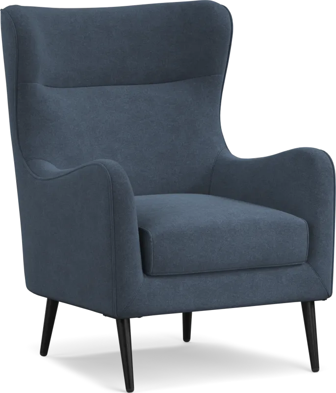 Windsor Park II Blue Accent Chair
