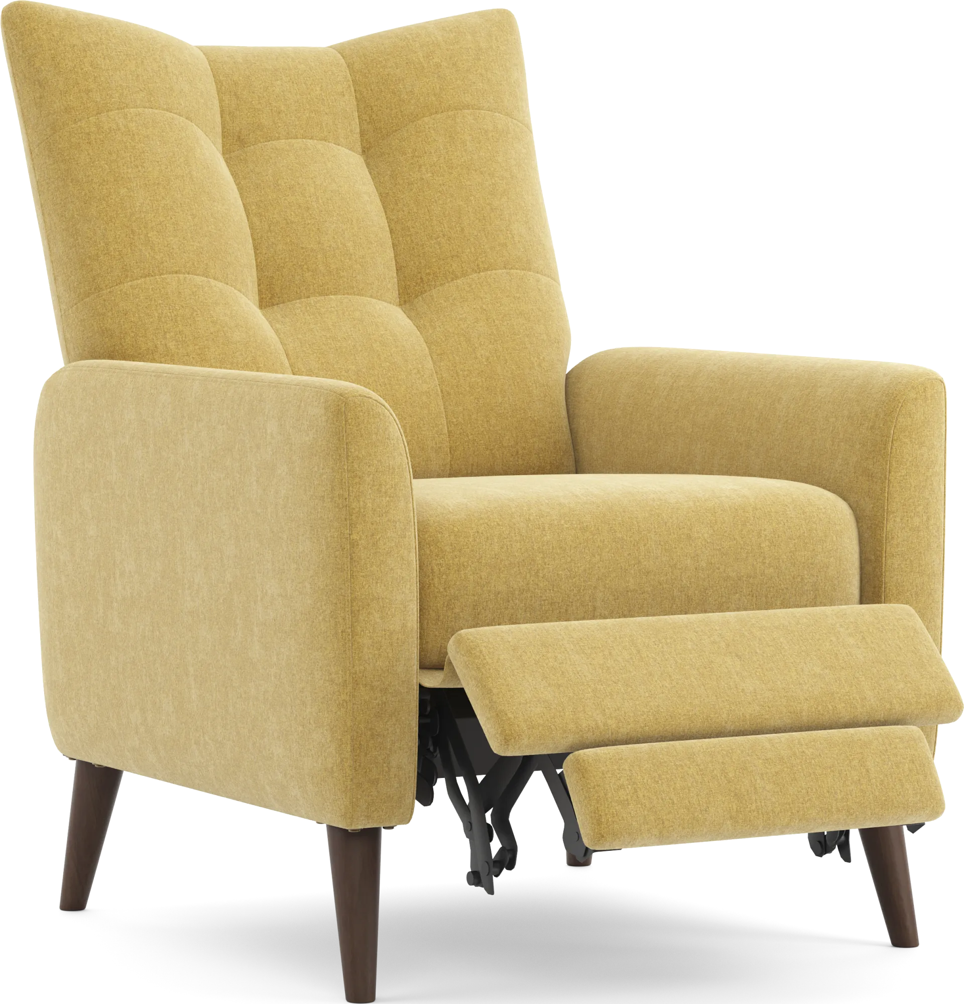 Bethany Yellow Push Back Recliner - Image 1