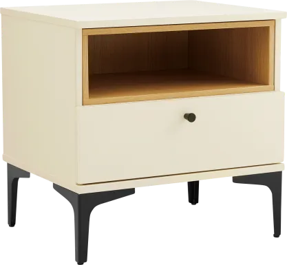 Ashcraft Cream Nightstand