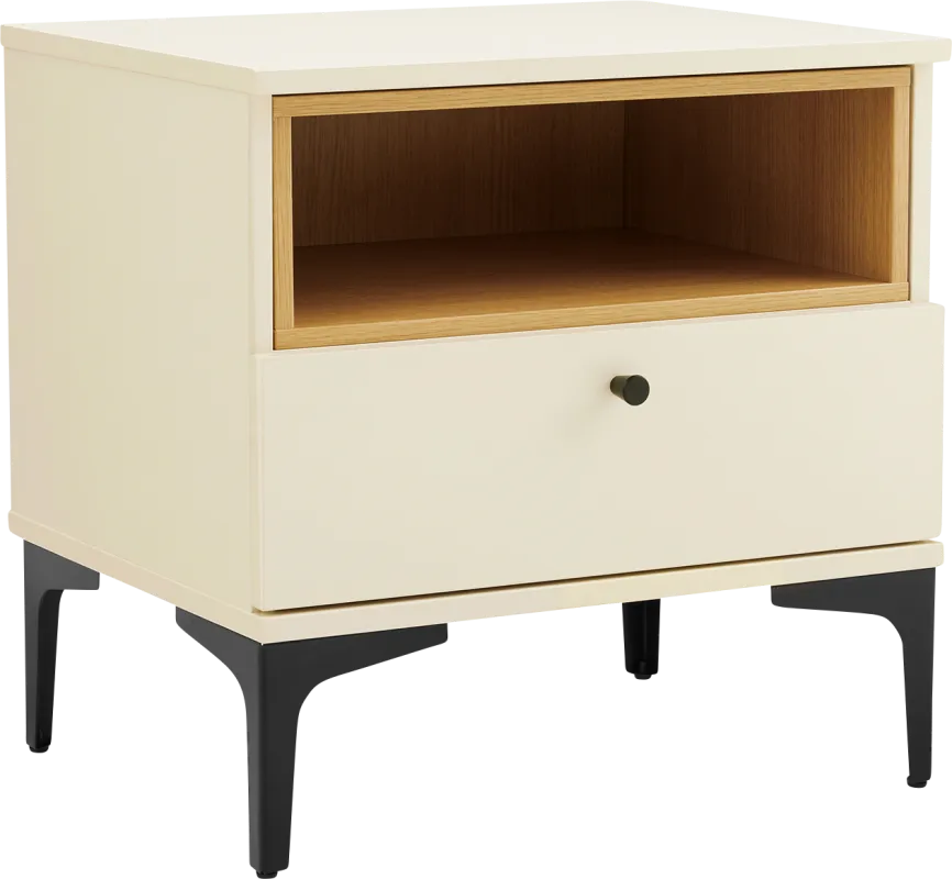 Ashcraft Cream Nightstand