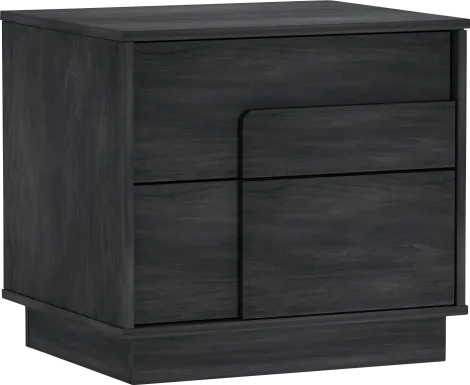 Dorriety Charcoal Gray Nightstand
