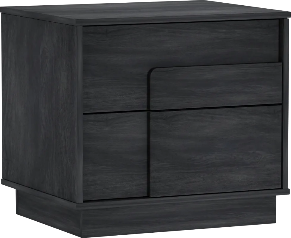 Dorriety Charcoal Gray Nightstand