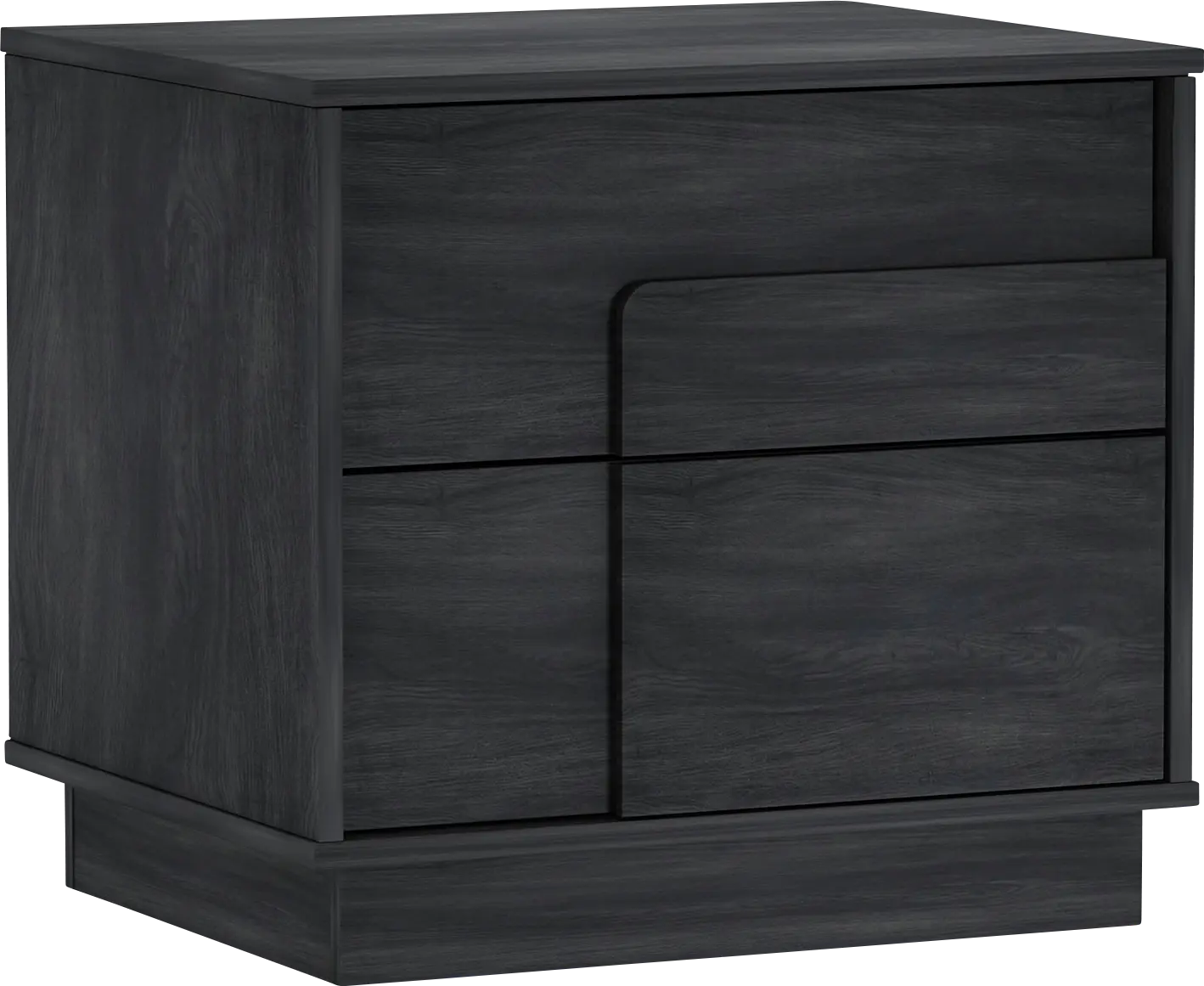 Dorriety Charcoal Gray Nightstand