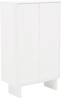 Ammons White Accent Cabinet