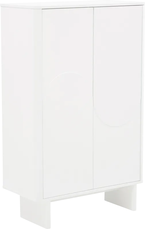 Ammons White Accent Cabinet