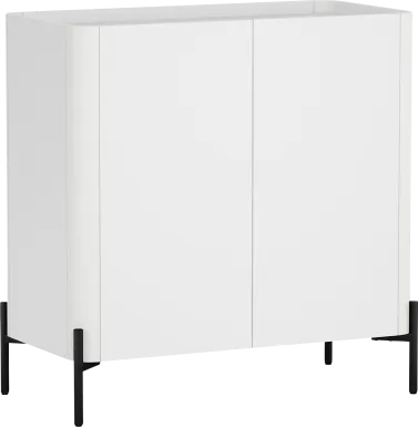 Cloverdaley White Accent Cabinet
