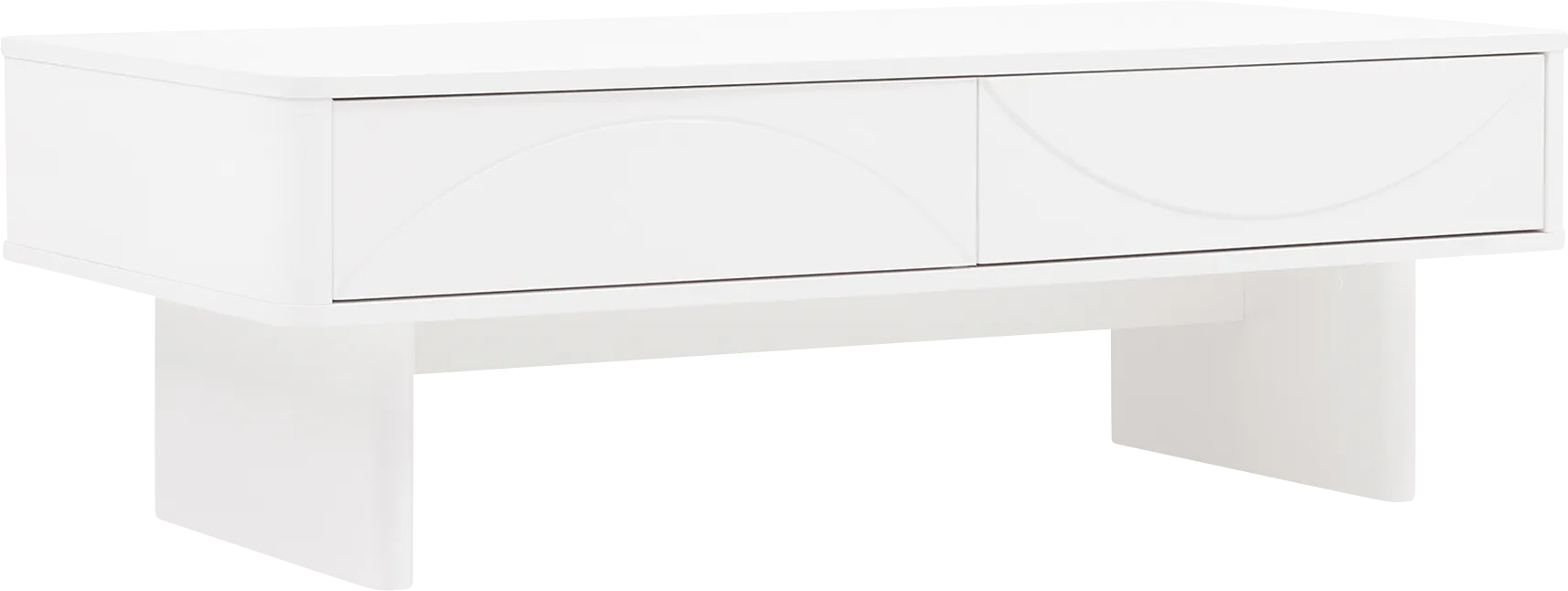 Ammons White Cocktail Table - Image 1