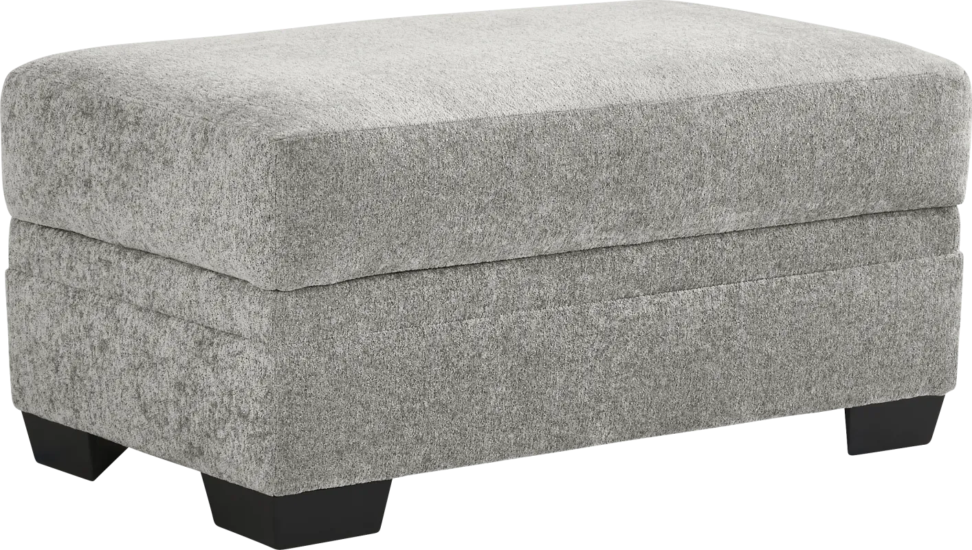 Copley Place Slate Storage Ottoman