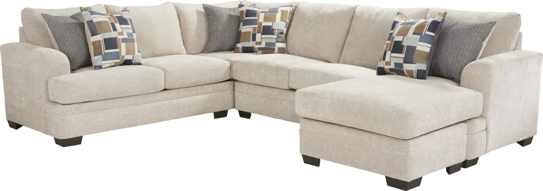 Copley Place Linen 2 Pc Sleeper Sectional